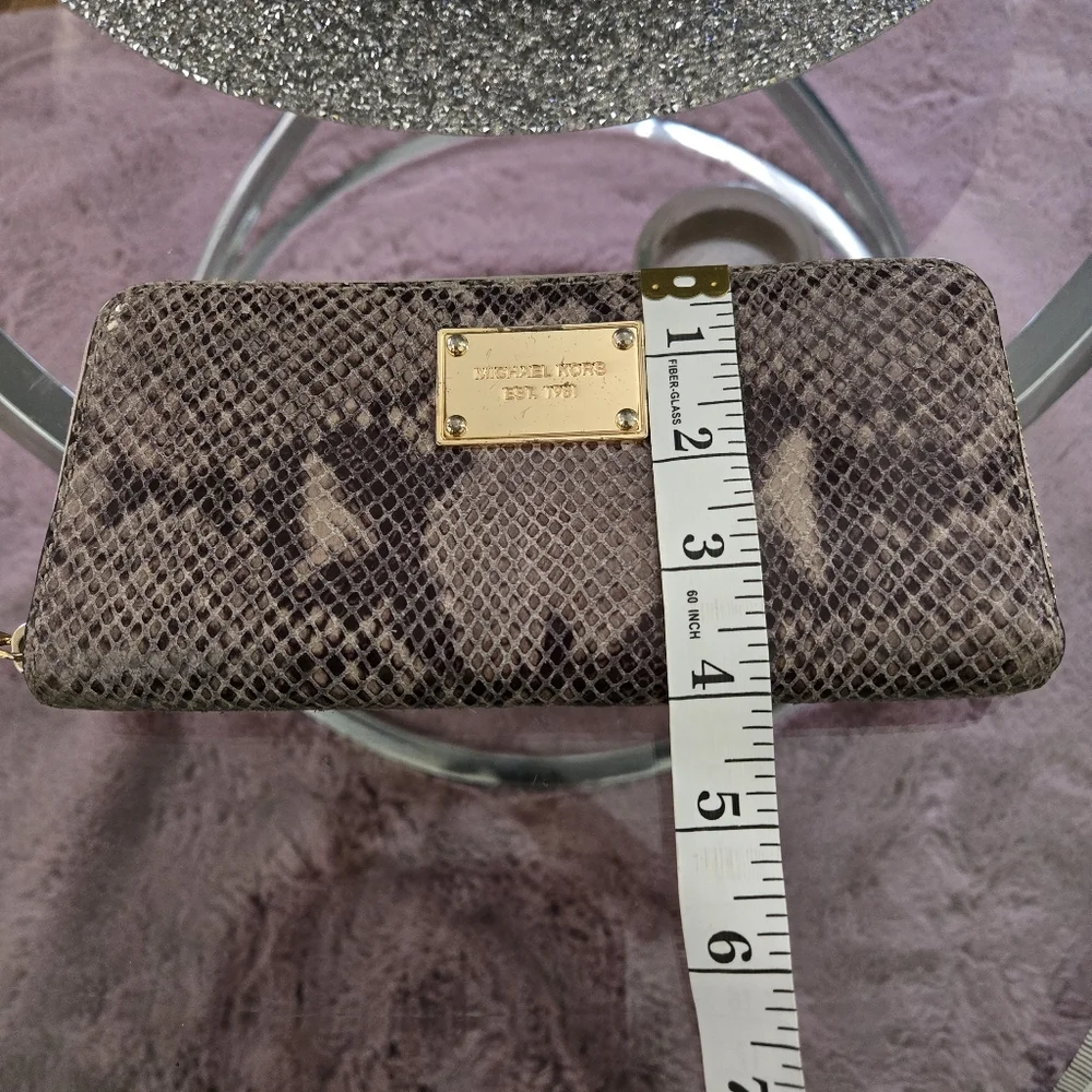 Michael Kors Snakeskin Print Wallet - Picture 12 of 12